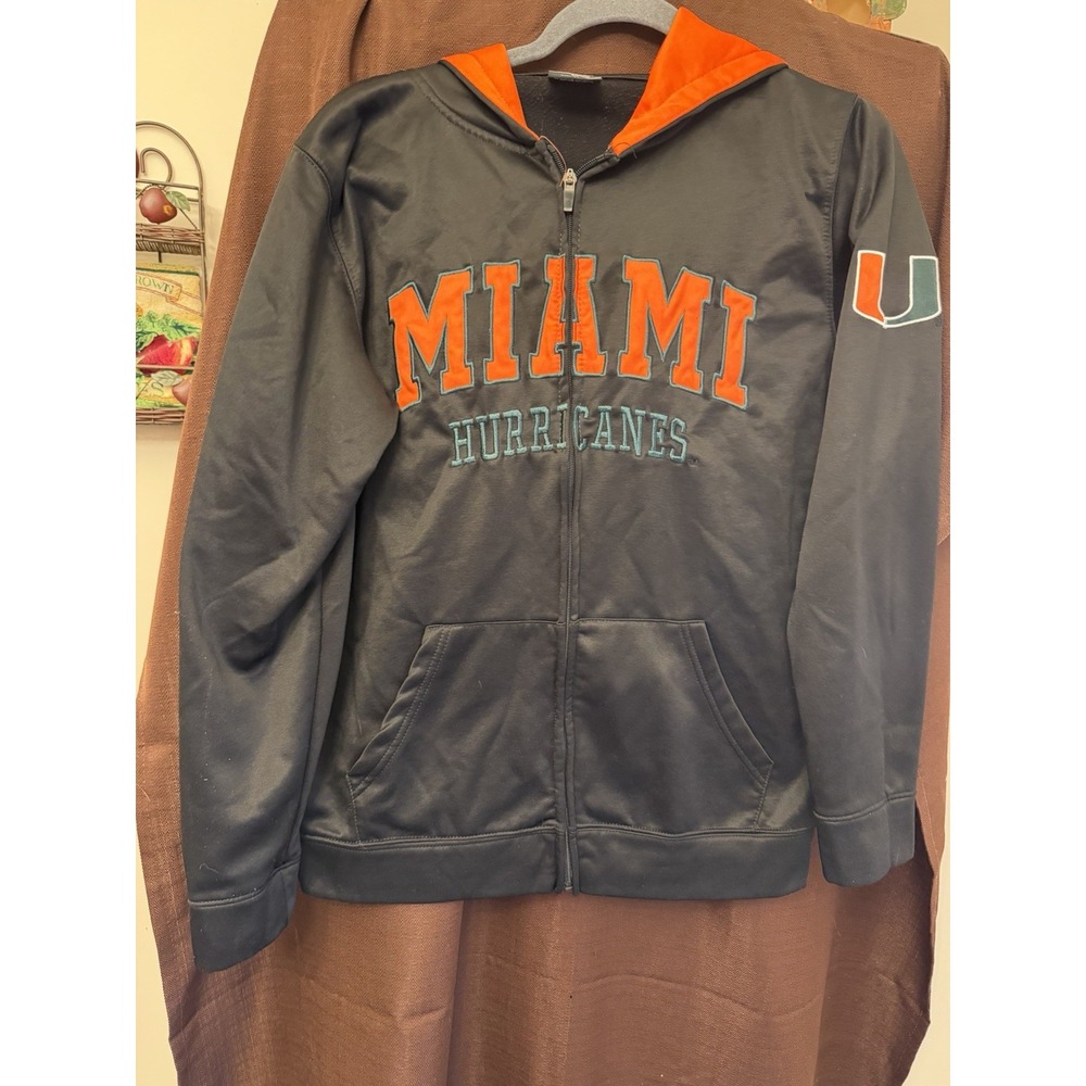 Colosseum Florida Gators Black Zip Jacket with‎ Hood Mens M